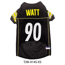 Tj Watt Pittsburgh Steelers Pet Jersey X-Small