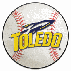 Toledo Rockets Baseball Rug - 27in. Diameter