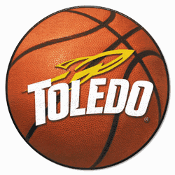 Toledo Rockets Basketball Rug - 27in. Diameter