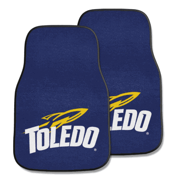 Toledo Rockets Front Carpet Car Mat Set - 2 Pieces