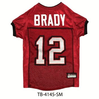 Tom Brady Tampa Bay Buccaneers Pet Jersey Small