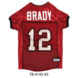 Tom Brady Tampa Bay Buccaneers Pet Jersey X-Small