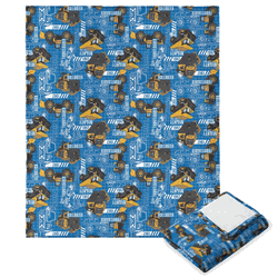 Tonka Hasbro Mighty Pattern Silk Touch Throw Blanket 50X60 Inches