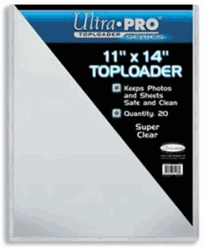 Toploader - 11x14 (20 per pack)