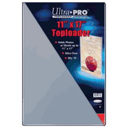 Toploader - 11x17 (10 per pack)