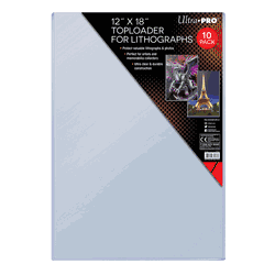 Toploader - 12x 18 Lithograph (10 per pack)
