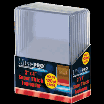Toploader - 3x4 120pt (10 per pack)