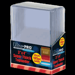 Toploader - 3x4 120pt (10 per pack)