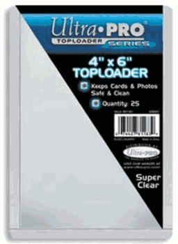 Toploader - 4x6 (25 per pack)