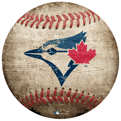 Toronto Blue Jays 12" Baseball Shaped Sign