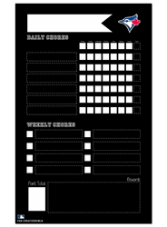 Toronto Blue Jays Chore Chalk Board 11x19 Sign