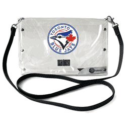 Toronto Blue Jays Clear Envelope Purse STRAP