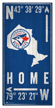 Toronto Blue Jays Coordinate 6x12 Sign