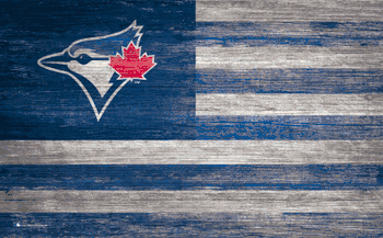 Toronto Blue Jays Distressed Flag 11x19