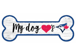 Toronto Blue Jays Dog Bone 6x12 Sign