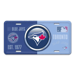 Toronto Blue Jays Embossed Metal License Plate