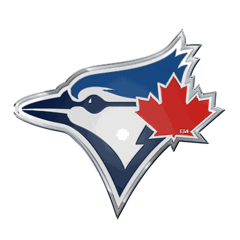 Toronto Blue Jays Heavy Duty Aluminum Embossed Color Emblem
