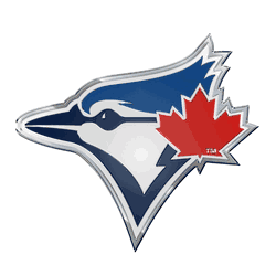 Toronto Blue Jays Heavy Duty Aluminum Embossed Color Emblem