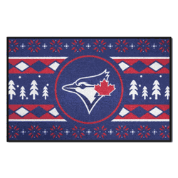 Toronto Blue Jays Holiday Sweater Starter Mat Accent Rug - 19in. x 30in.