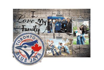 Toronto Blue Jays I Love my Family Clip Frame