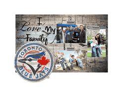 Toronto Blue Jays I Love my Family Clip Frame