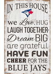 Toronto Blue Jays In This House 11x19 Sign