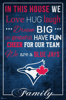 Toronto Blue Jays In This House 17x26
