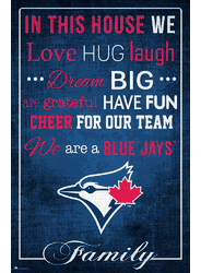 Toronto Blue Jays In This House 17x26