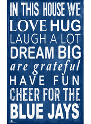 Toronto Blue Jays In This House Sign