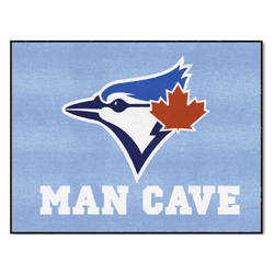 Toronto Blue Jays Man Cave All-Star Rug - 34 in. x 42.5 in.