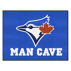 Toronto Blue Jays Man Cave All-Star Rug - 34 in. x 42.5 in.