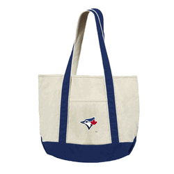 Toronto Blue Jays MLB Canvas Tote with Colored Strap