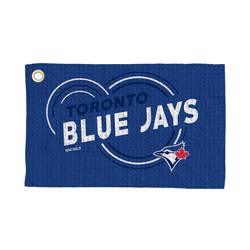 Toronto Blue Jays MLB Droplets Waffle Fan Towel 16x25 inches