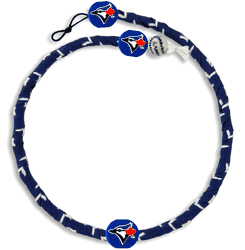 Toronto Blue Jays Necklace Frozen Rope Team Color Baseball