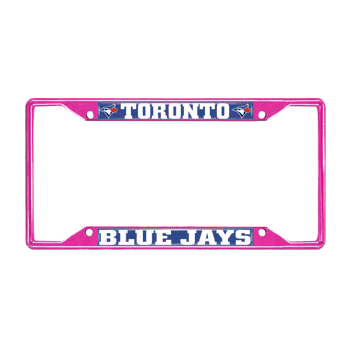 Toronto Blue Jays Pink Metal License Plate Frame - 6.25