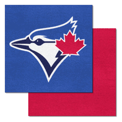 Toronto Blue Jays Red & Navy Team Carpet Tiles - 45 Sq Ft.