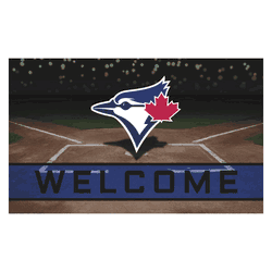 Toronto Blue Jays Rubber Door Mat - 18in. x 30in.