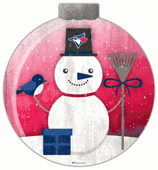 Toronto Blue Jays Snowglobe 12in Wall Art