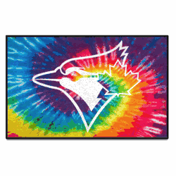 Toronto Blue Jays Tie Dye Starter Mat Accent Rug - 19in. x 30in.