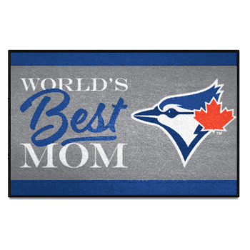Toronto Blue Jays World's Best Mom Starter Mat Accent Rug - 19in. x 30in.