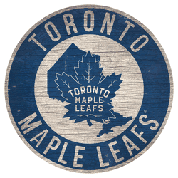 Toronto Maple Leafs 12in. Circle w/State Sign