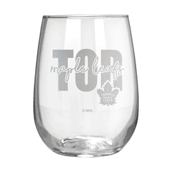 Toronto Maple Leafs 17oz Stemmless Wine Glass