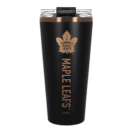Toronto Maple Leafs 32oz Black and Copper Big Slim with Straw
