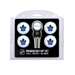 Toronto Maple Leafs 4 Ball Gift Set + Divot Tool & Marker