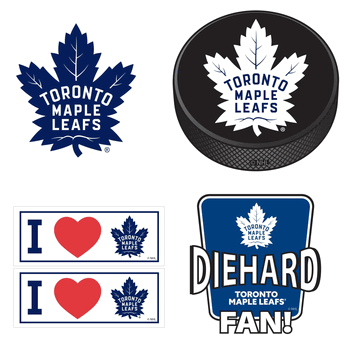 Toronto Maple Leafs 5 pack of 4 inch Decals