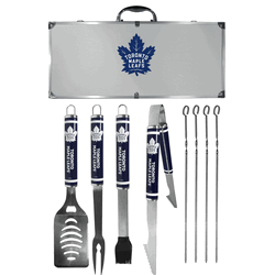 Toronto Maple Leafs 8 pc Logo BBQ Set