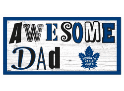 Toronto Maple Leafs Awesome Dad 6x12 Sign