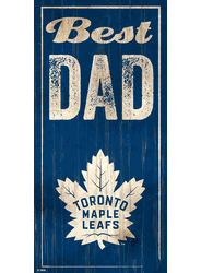 Toronto Maple Leafs Best Dad 6x12 Sign
