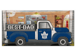Toronto Maple Leafs Best Dad Truck 6x12 Sign