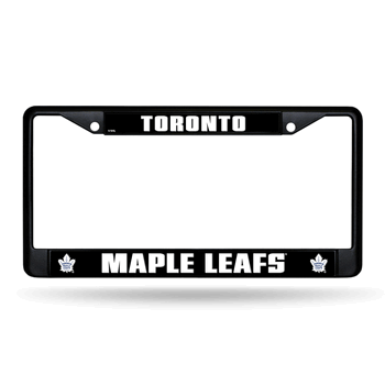 Toronto Maple Leafs Standard Black Chrome Frame with Plastic Inserts 12